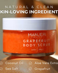 Grapefruit Body Scrub Manjeri Skincare