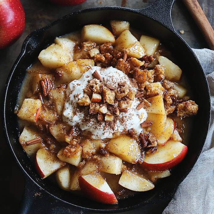 Cinnamon Apple Breakfast Skillet