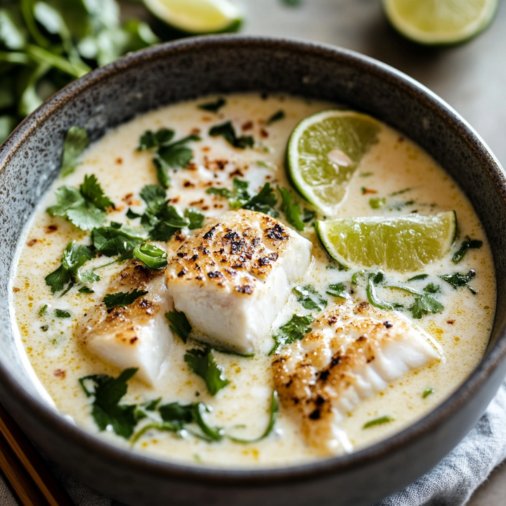 Coconut Lime Fish Soup