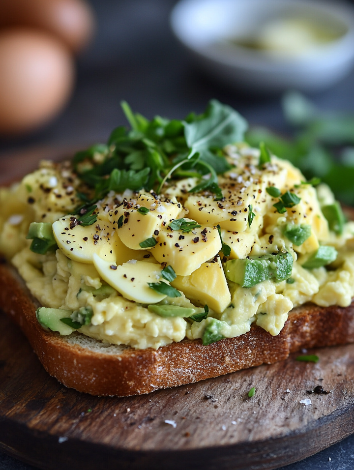 Egg Salad with Avocado & Fresh Herbs