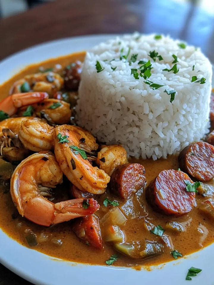 New Orleans Creole Gumbo (Seafood + Okra) - Manjeri Skincare