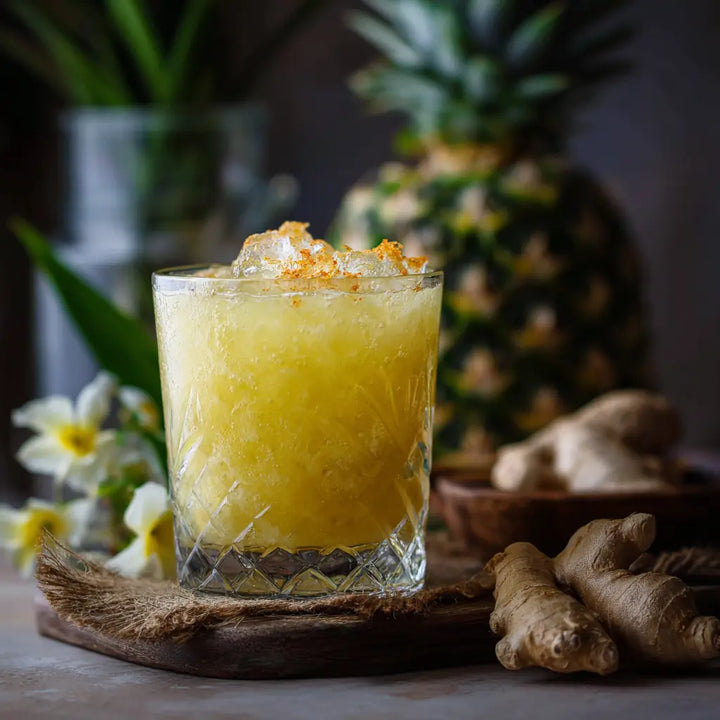 Pineapple-Ginger-Mocktail Manjeri Skincare