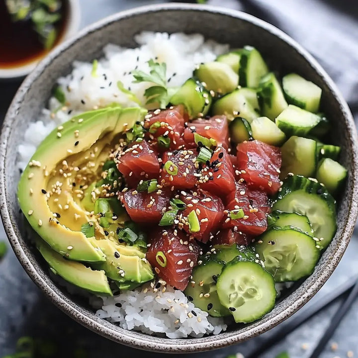 Tuna Poke Bowl - Manjeri Skincare