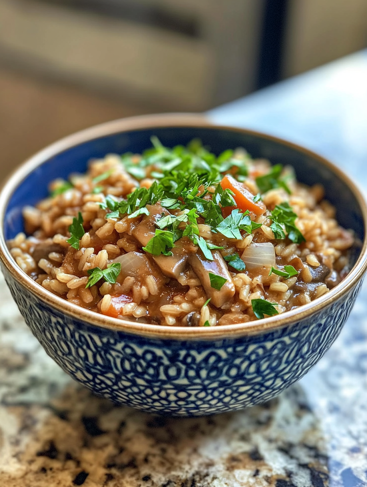 Collagen-Boosting Bone Broth Risotto