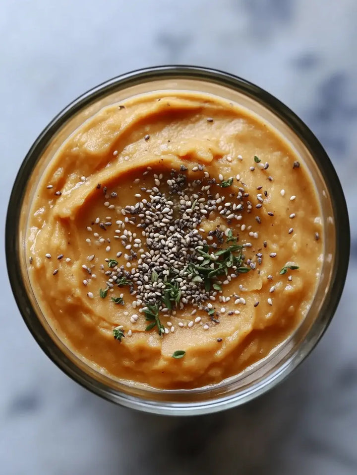 Sweet Potato & Tahini Mash - Manjeri Skincare