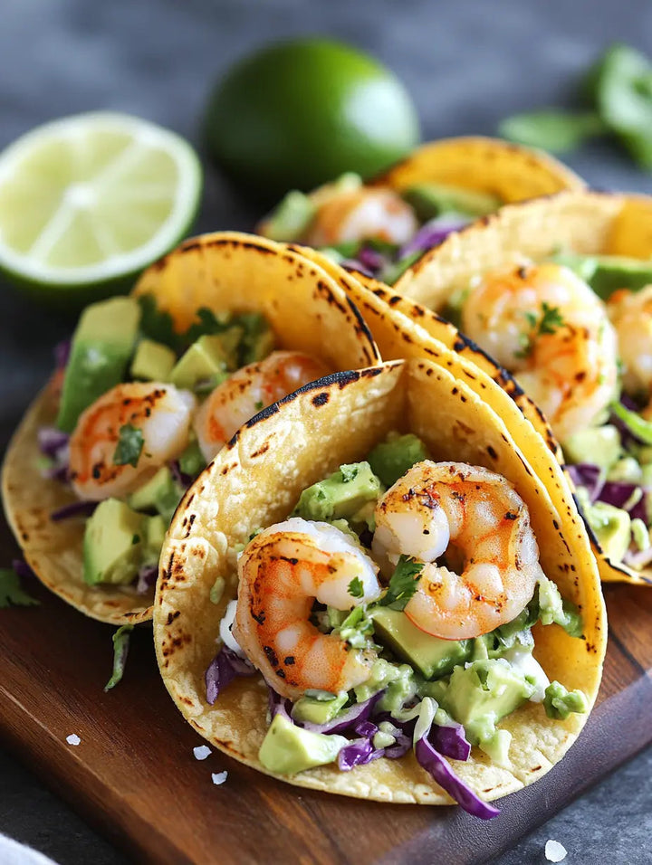Cilantro-Lime-Shrimp-Tacos-with-Avocado-Slaw Manjeri Skincare
