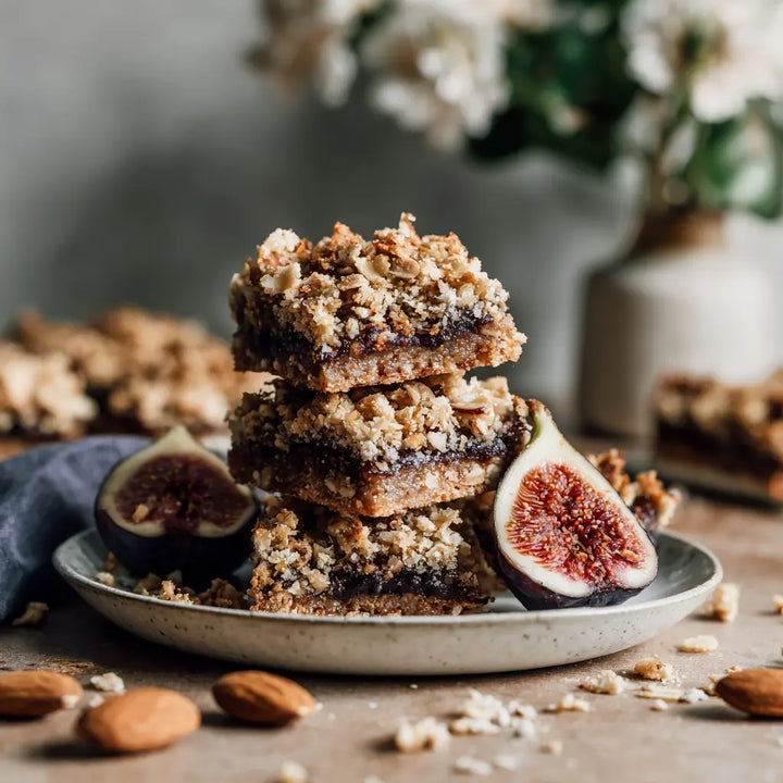 Almond-Fig-Oat-Crumble-Bars Manjeri Skincare